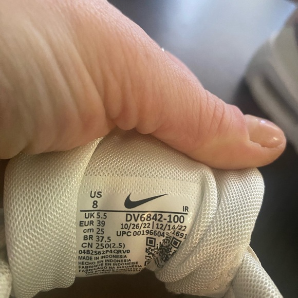 Nike Air Women's Salt and Pink with white soles Sneakers - Picture 4 of 4